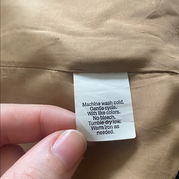 Vintage Y2K J.Crew Corduroy Trench Coat - Picture 15 of 15